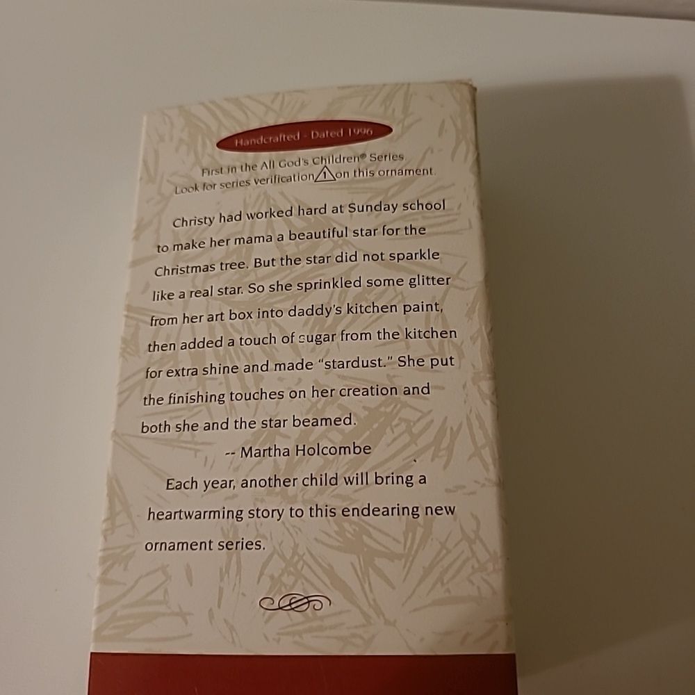 1996 Hallmark Keepsake Ornament - Picture 2 of 8